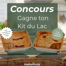 Participez au Concours Maturin et remportez votre kit du Lac, évoquant la rusticité de la ferme.