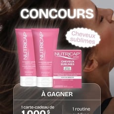 Participez au concours Nutricap pour décrocher une carte cadeau Jean Coutu de 1000$ et une gamme Nutricap!