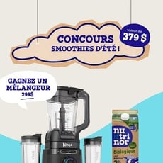 Concours exquis des Smoothies d'été de NUTRINOR!