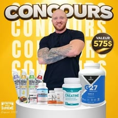 Concours Nutrition Suprême : Remportez un lot intégral pour entamer l'année et atteindre vos buts !