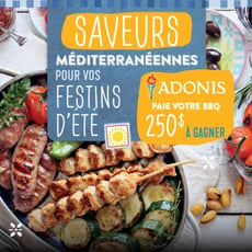 Participez au concours de Rythme FM 105,7 et remportez 250$ chez Marché Adonis!