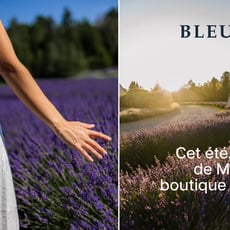 Participez au concours de Rythme FM 105,7 et obtenez une carte cadeau de 150$ chez Bleu Lavande à Magog!