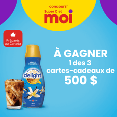 Participez au concours Super C et remportez l'une des trois cartes cadeaux de 500 $ !