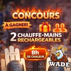 Concours Wade Surplus ltée : Remportez 2 chauffe-mains réutilisables !