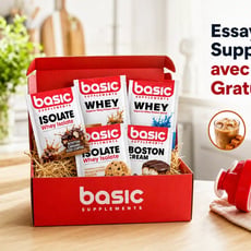 Échantillons gratuits de protéines Basic Supplements à découvrir chez soi