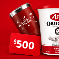 Gagnez l'un des trois paniers-cadeaux Astro assortis d'un prix en espèces de 500 $.