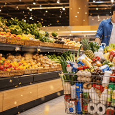Remportez un bon d'achat de 500 $ pour vos provisions alimentaires.
