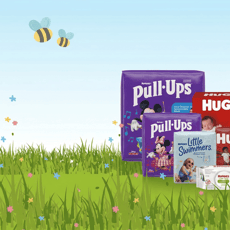 Obtenez 6 mois de couches et lingettes Huggies, plus une carte Amazon de 500 $ (3 lots en jeu)