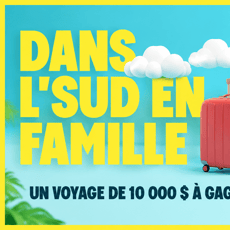 Gagnez un crédit-voyage de 10 000 $ pour des vacances en famille sous le soleil