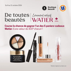 Participez au concours Uniprix et tentez de gagner un panier-cadeau WATIER!