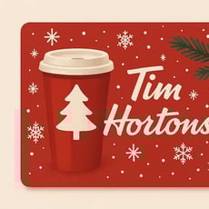 Participez au « Jeu de Mémoire de Noël » et tentez de gagner une carte‑cadeau de 300 $ chez Tim Hortons