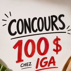 Participez et remportez une carte-cadeau IGA d'une valeur de 100 dollars !
