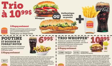 Coupons-Rabais Burger King