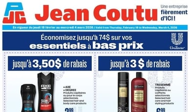  Jean Coutu - Essentiels à bas prix