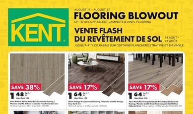  Kent - Vente flash du revêtement de sol