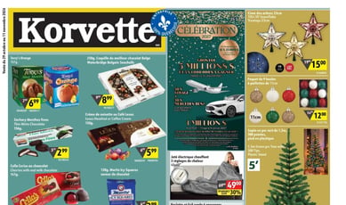 Korvette du 29 octobre au 11 novembre 2026