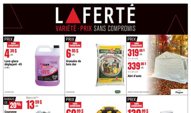 Laferté du 29 octobre au 4 novembre 2026