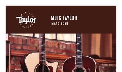  Long & McQuade Instruments de Musique - Mois Taylor
