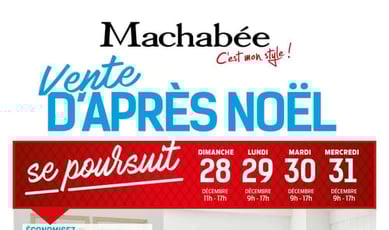  Machabée - Vente d'Après Noël