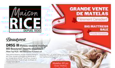  Maison Rice - Grande Vente de Matelas