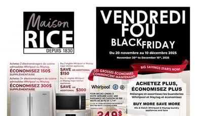  Maison Rice - Solde du Vendredi Fou