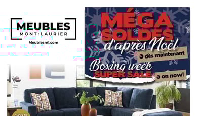  Meubles Mont-Laurier - Méga Soldes d'Après Noël