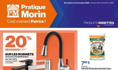 Patrick Morin du 29 octobre au 4 novembre 2026