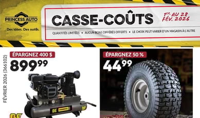  Princess Auto - Casse-Coûts