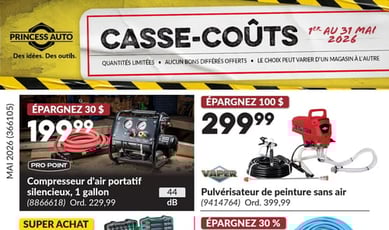 Princess Auto - Casse-Coûts
