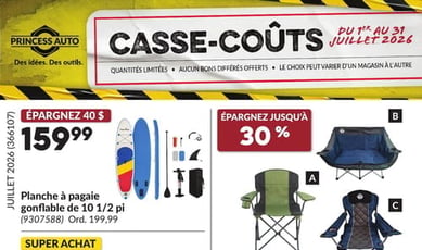  Princess Auto - Casse-Coûts
