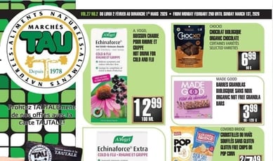  TAU Marché d'alimentation Naturelle