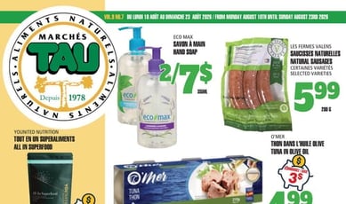  TAU Marché d'alimentation Naturelle