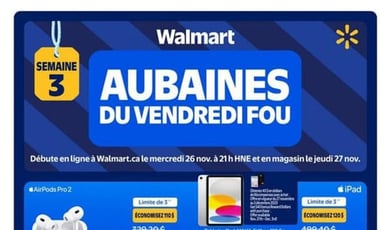  Walmart - Aubaines du Vendredi Fou