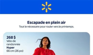  Walmart - Escapade en plein air