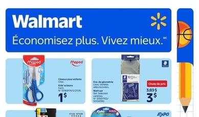  Walmart - La Rentrée Scolaire