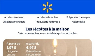  Walmart - Les récoltes à la maison
