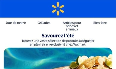  Walmart - Savourez l'été