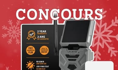 Concours Aventures Express.tv : remportez une caméra de chasse SPYPOINT Flex Dark S !