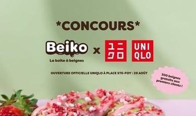 Concours prestigieux entre BEIKO et UNIQLO !