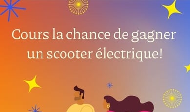 Participez au concours Bulles de Nuit et remportez l'un des trois scooters électriques uniques !