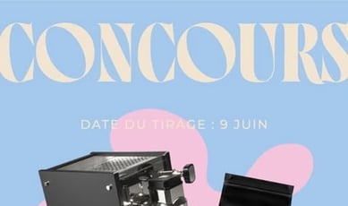 Concours distingué : Remportez une machine espresso noire STONE LITE et six mois de café offerts !