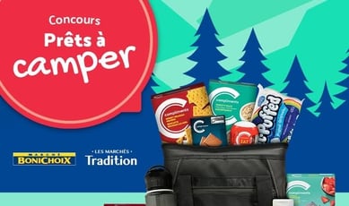 Concours Camping Québec - Remportez une glacière garnie de produits idéaux pour vos aventures!