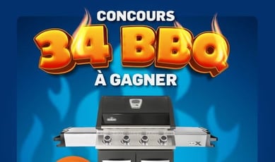 Participez au concours Canac pour remporter l'un des 34 barbecues en jeu.