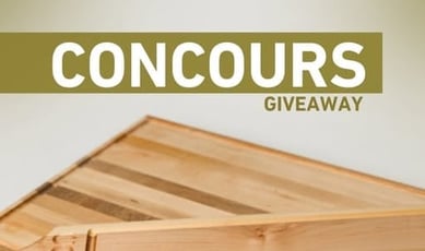 Concours Caron Industries : Remportez l'une des cinq planches à découper en bois, solides et pratiques !