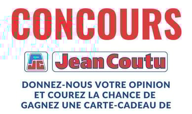 Concours pour remporter une Carte-Cadeau Jean Coutu de 1000$