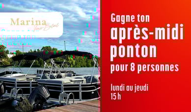 Participez au concours CKOI 96,9 : remportez une après-midi en ponton pour huit à la Marina Vieux-Beloeil !