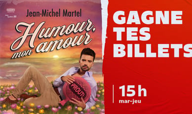 Participez au concours CKOI 96,9 et remportez des billets pour Jean-Michel Martel!