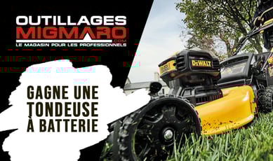 Concours CKOI 96.9 : Remportez votre tondeuse Dewalt à batterie !