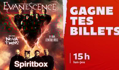 Participez au concours pour remporter vos places Evanescence !