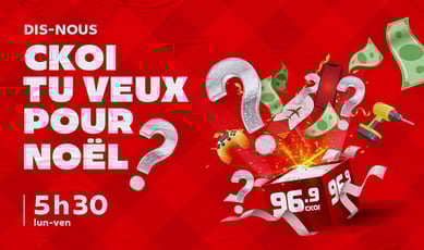 Quel est le souhait exprimé pour Noël lors du concours CKOI ?